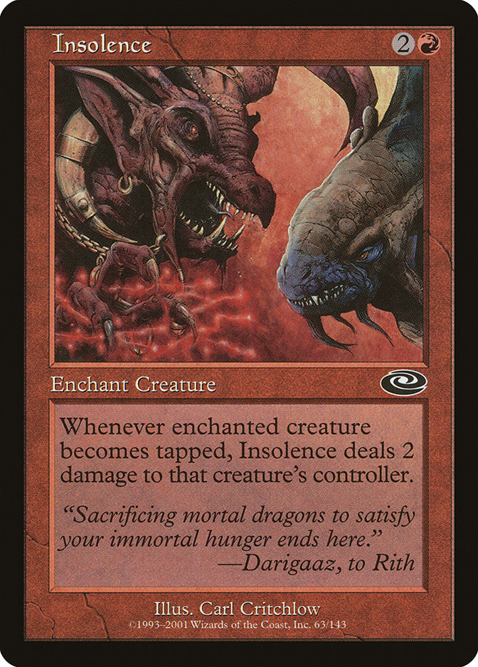 Insolence [Planeshift] Magic: The Gathering