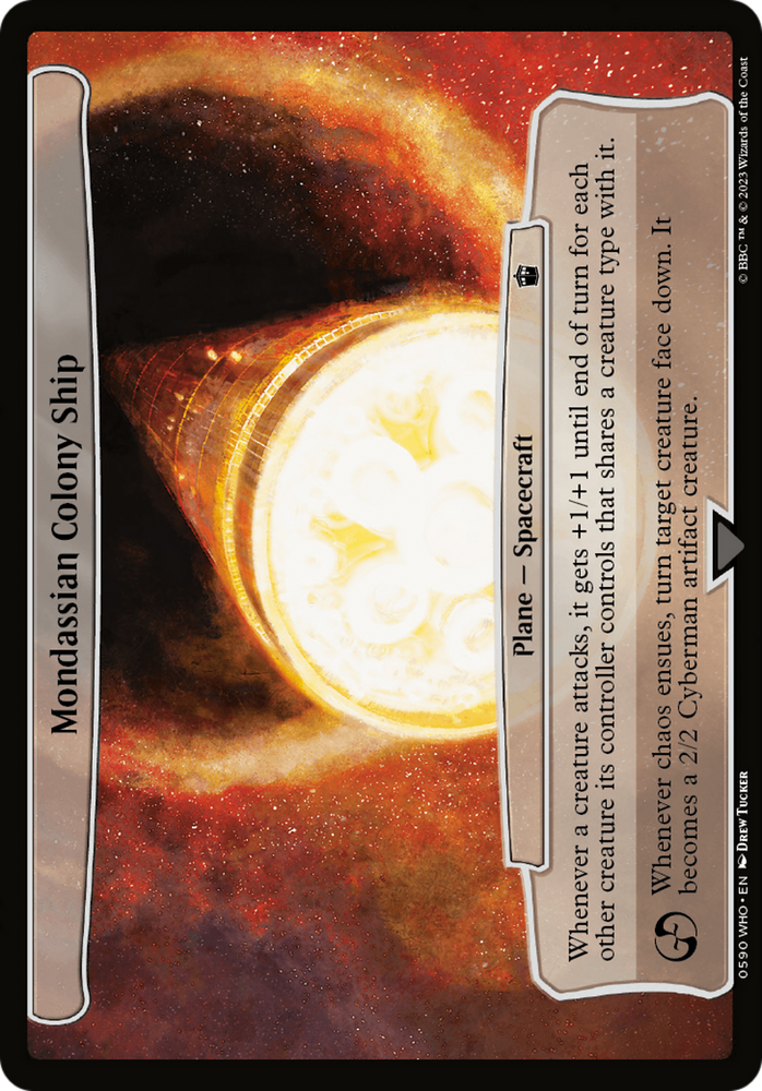 Mondassian Colony Ship [Doctor Who] Magic: The Gathering