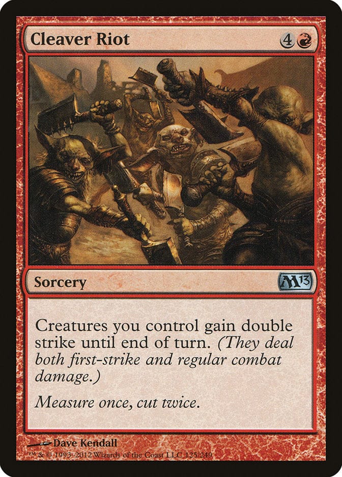 Cleaver Riot [Magic 2013] Magic: The Gathering