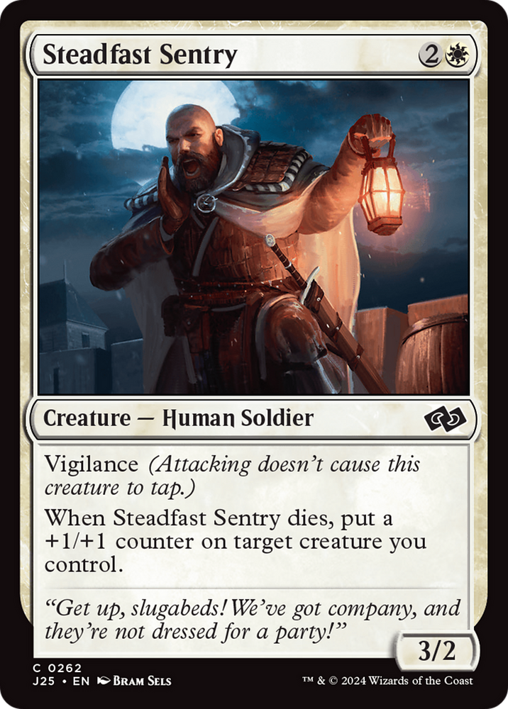 Steadfast Sentry [Foundations Jumpstart] Magic: The Gathering