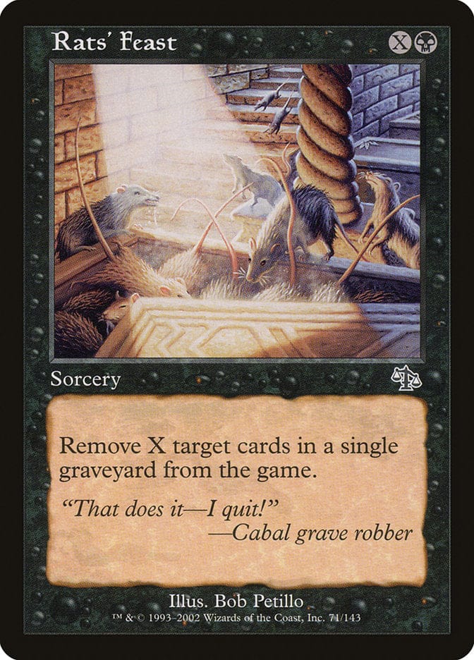 Rats' Feast [Judgment] Magic: The Gathering