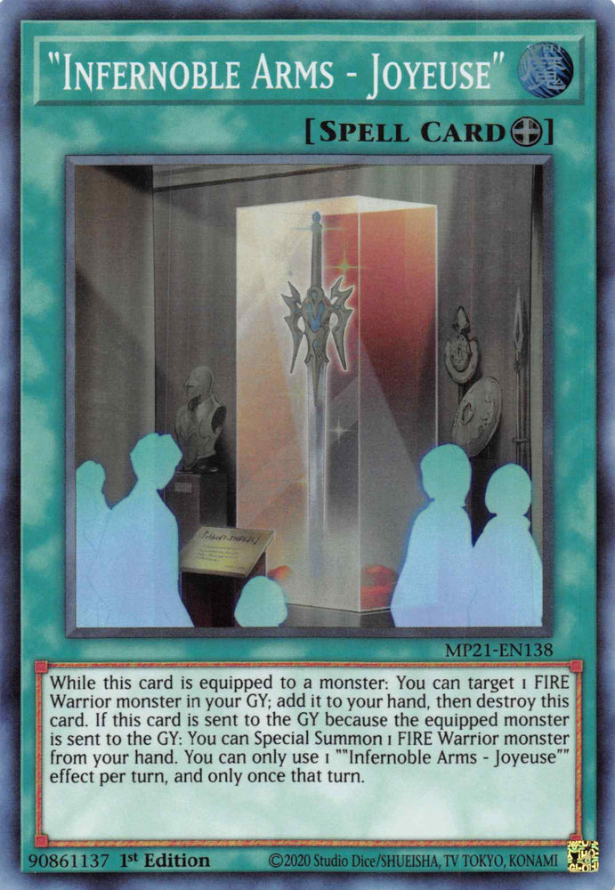 Infernoble Arms - Joyeuse [MP21-EN138] Super Rare - Yugioh Cards For Your TCG Needs!