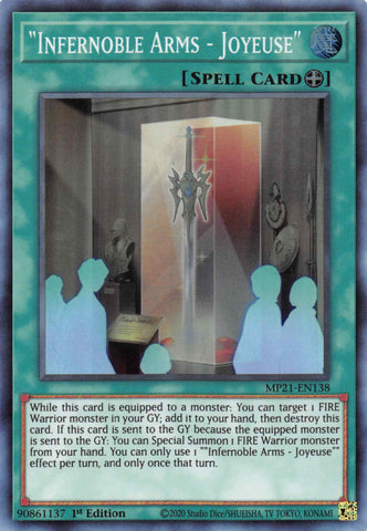 Infernoble Arms - Joyeuse [MP21-EN138] Super Rare - Yugioh Cards For Your TCG Needs!