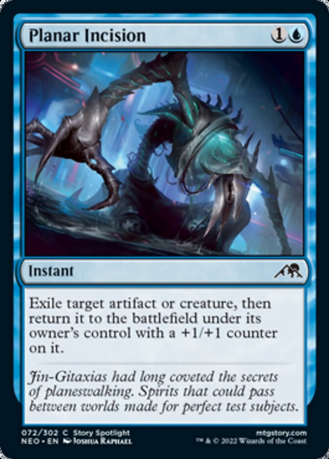 Planar Incision [Kamigawa: Neon Dynasty] Magic: The Gathering