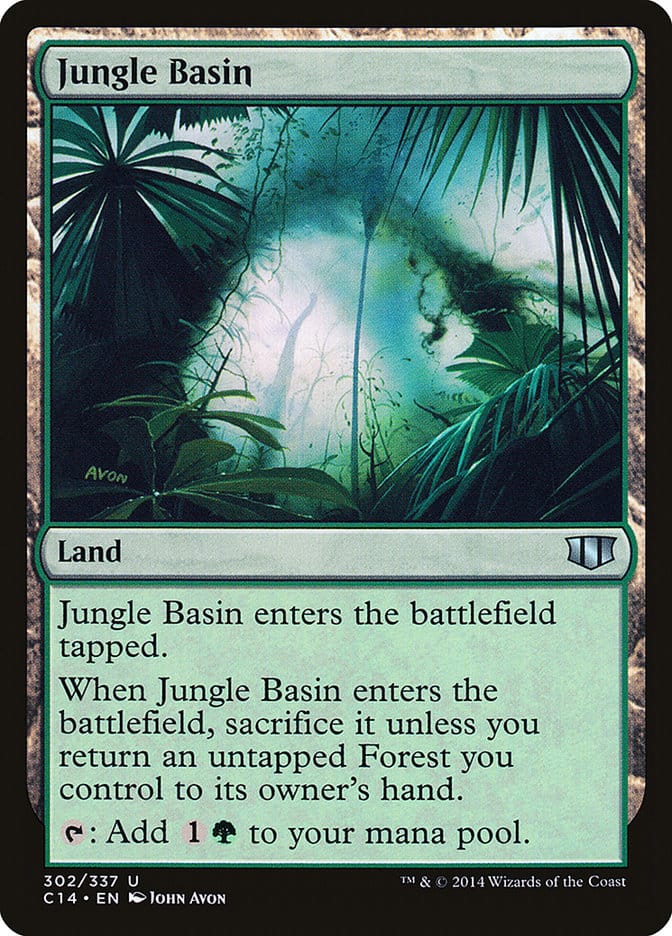 Jungle Basin [Commander 2014] Magic: The Gathering