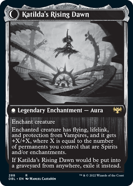 Katilda, Dawnhart Martyr // Katilda's Rising Dawn [Innistrad: Double Feature] Magic: The Gathering