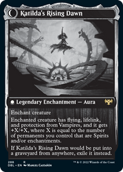Katilda, Dawnhart Martyr // Katilda's Rising Dawn [Innistrad: Double Feature] Magic: The Gathering