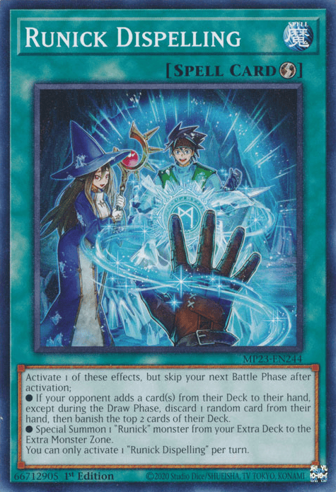 Runick Dispelling [MP23-EN244] Common - Yugioh Cards For Your TCG Needs!