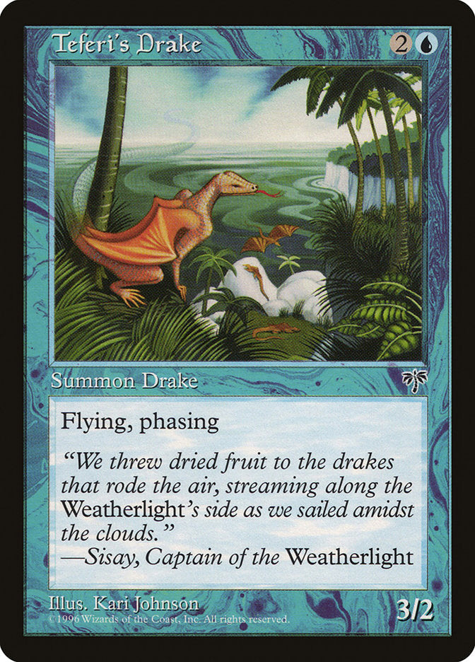 Teferi's Drake [Mirage] Magic: The Gathering
