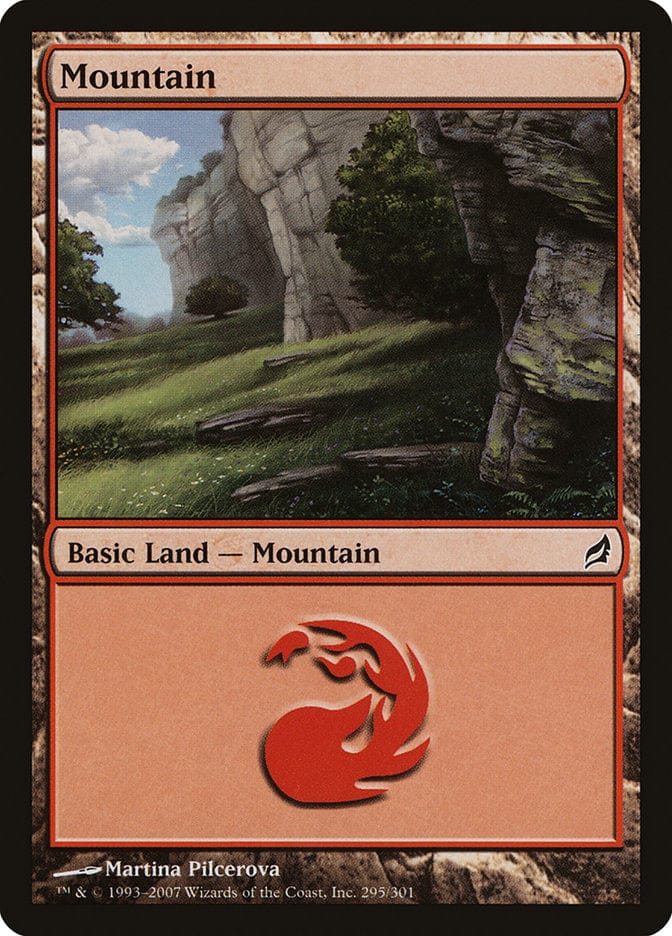 Mountain (295) [Lorwyn] Magic: The Gathering