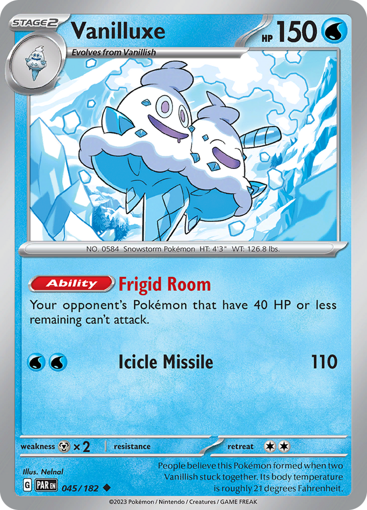 Vanilluxe (045/182) [Scarlet & Violet: Paradox Rift] Pokémon