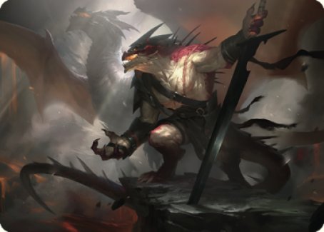 Rivaz of the Claw Art Card [Dominaria United Art Series] Magic: The Gathering