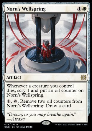 Norn's Wellspring (Promo Pack) [Phyrexia: All Will Be One Promos] Magic: The Gathering