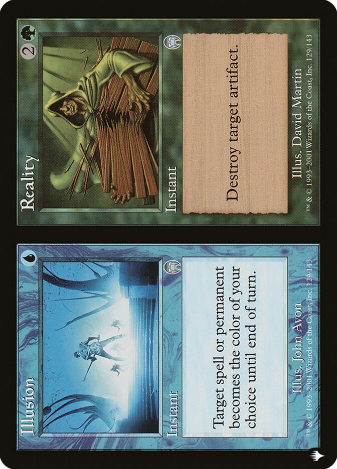 Illusion // Reality [The List] Magic: The Gathering