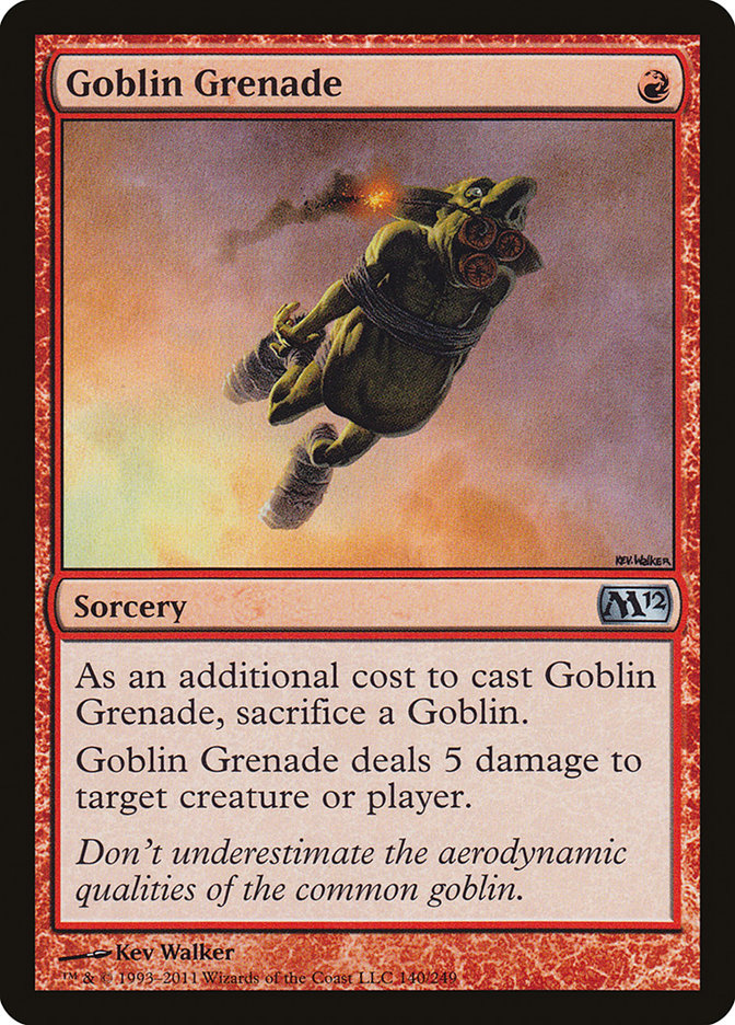 Goblin Grenade [Magic 2012] Magic: The Gathering
