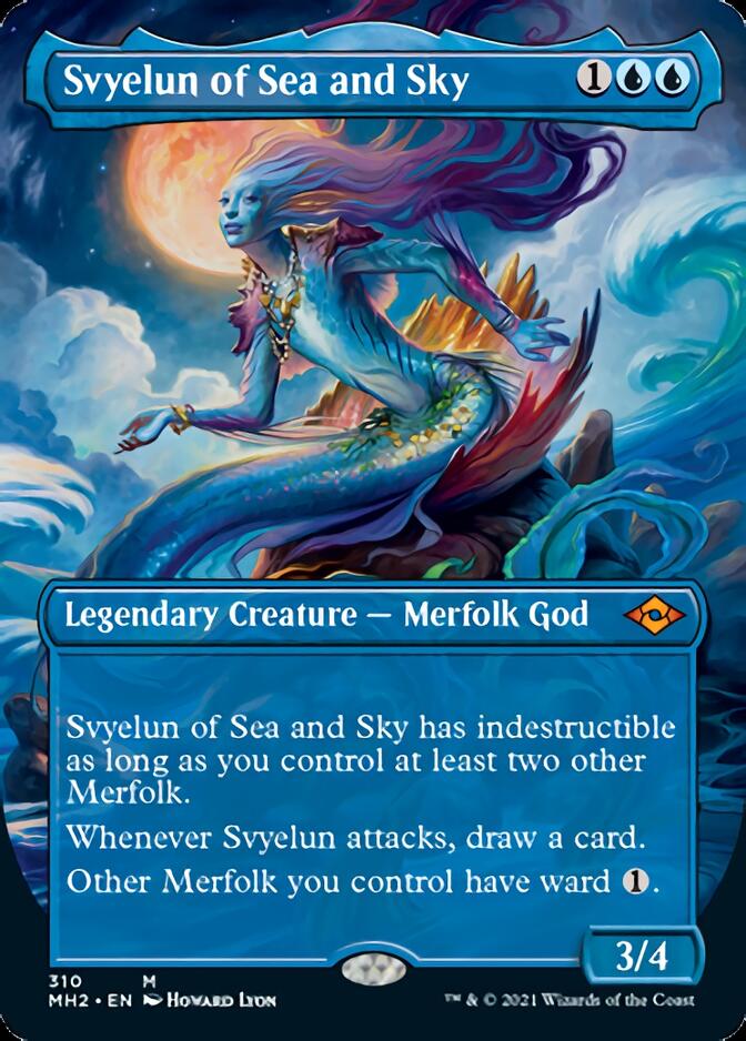 Svyelun of Sea and Sky (Borderless Alternate Art) [Modern Horizons 2] Magic: The Gathering