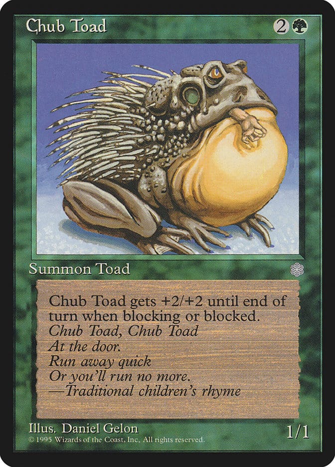 Chub Toad [Ice Age] Magic: The Gathering