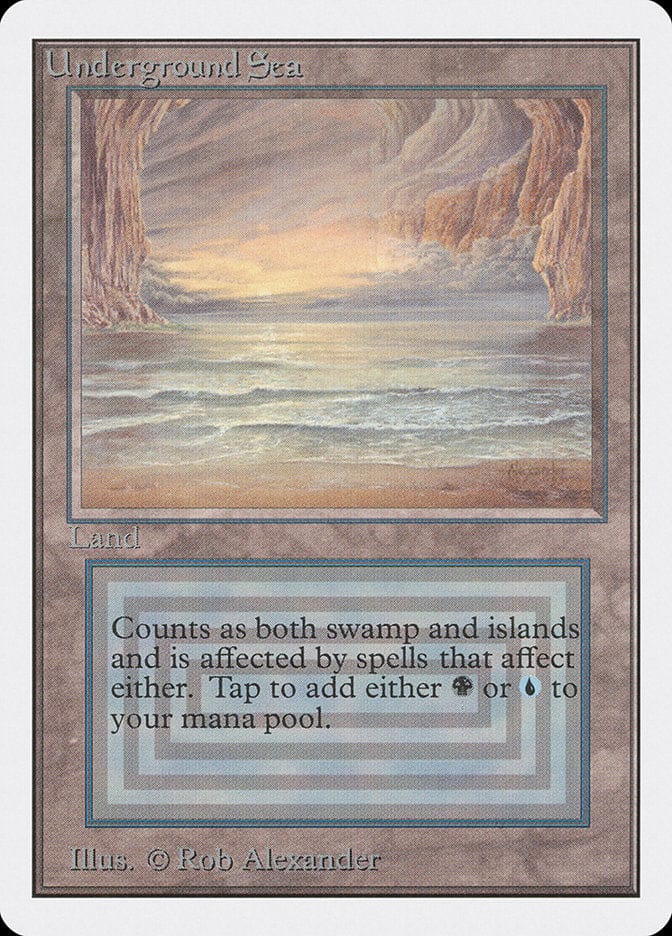 Underground Sea [Unlimited Edition] Magic: The Gathering