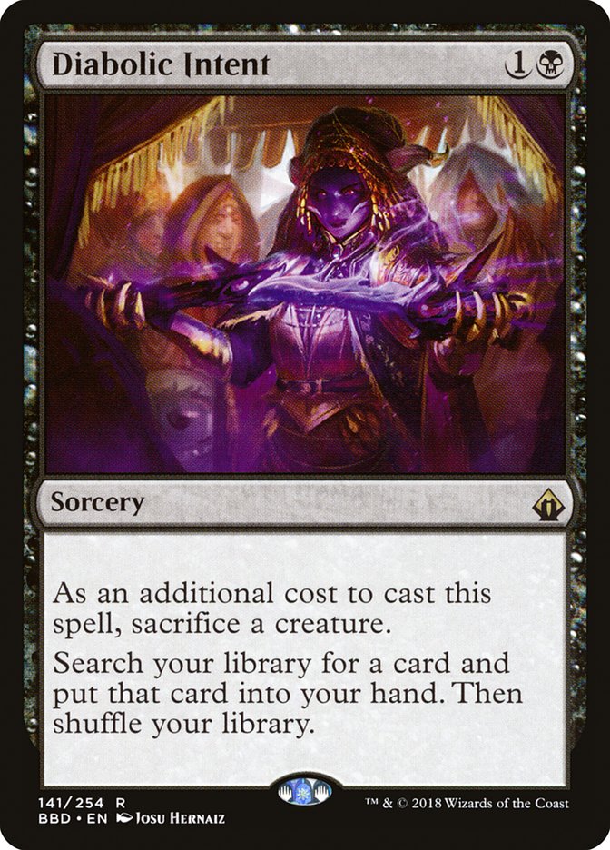 Diabolic Intent [Battlebond] Magic: The Gathering