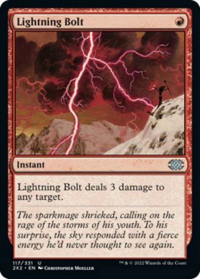 Lightning Bolt [Double Masters 2022] Magic: The Gathering
