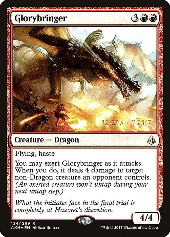 Glorybringer [Amonkhet Prerelease Promos] Magic: The Gathering