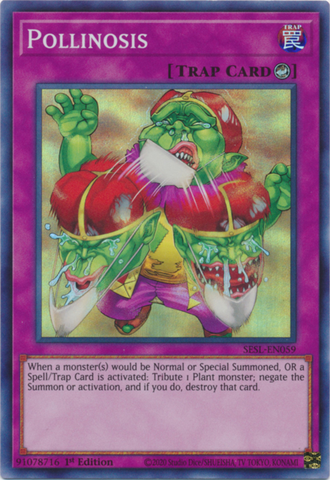 Pollinosis [SESL-EN059] Super Rare - Yugioh Cards For Your TCG Needs!