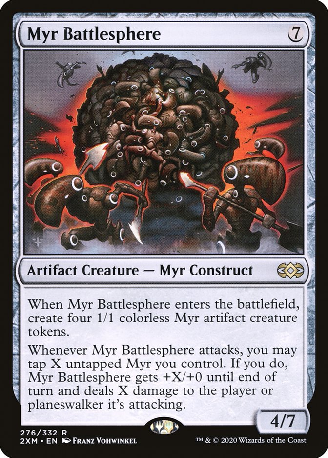 Myr Battlesphere [Double Masters] Magic: The Gathering