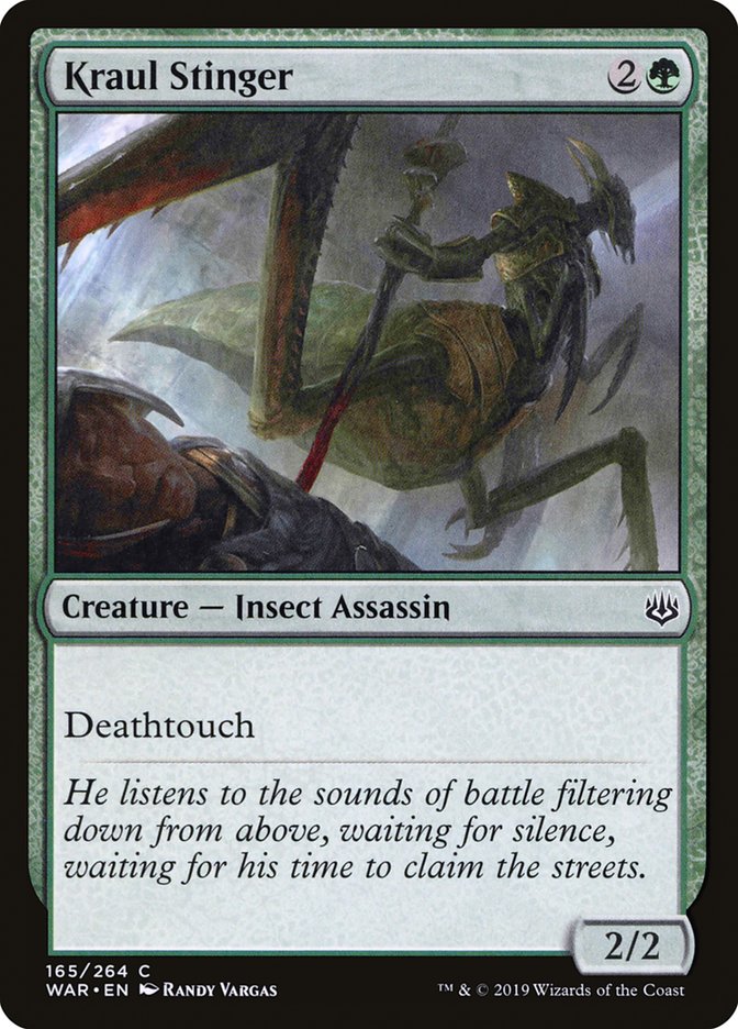 Kraul Stinger [War of the Spark] Magic: The Gathering