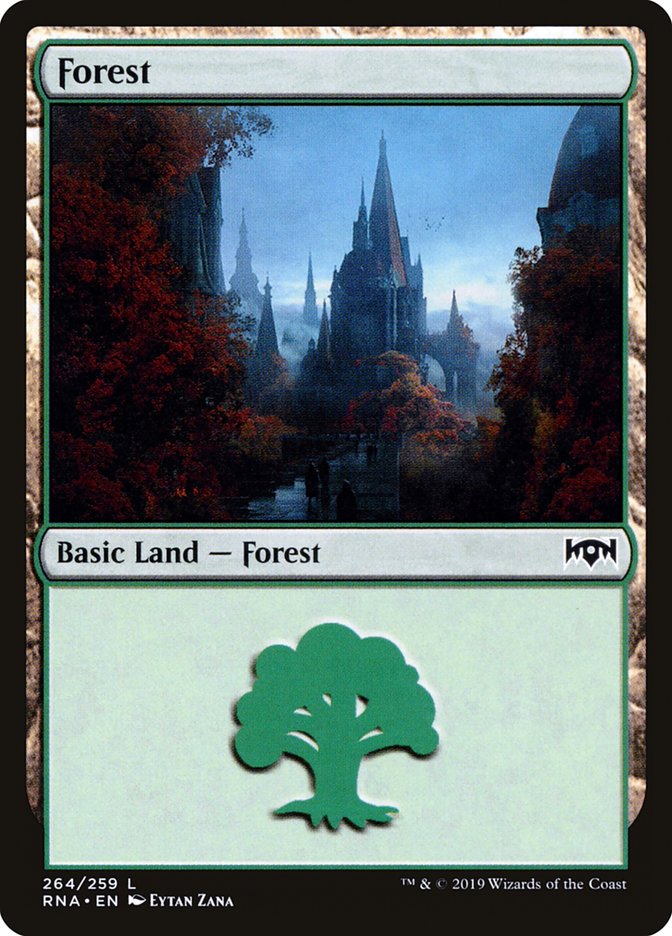 Forest (264) [Ravnica Allegiance] Magic: The Gathering