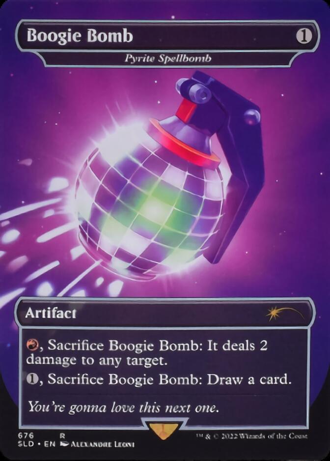 Pyrite Spellbomb - Boogie Bomb (Borderless) [Secret Lair Drop Promos] Magic: The Gathering