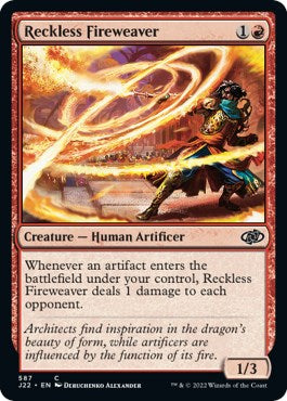 Reckless Fireweaver [Jumpstart 2022] Magic: The Gathering