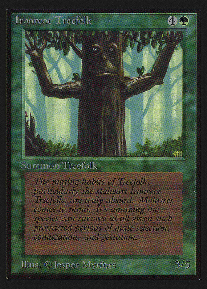 Ironroot Treefolk [Collectors' Edition] Magic: The Gathering