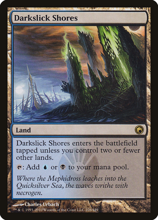 Darkslick Shores [Scars of Mirrodin] Magic: The Gathering
