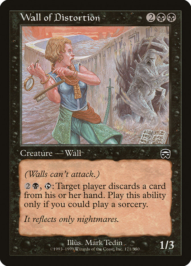 Wall of Distortion [Mercadian Masques] Magic: The Gathering