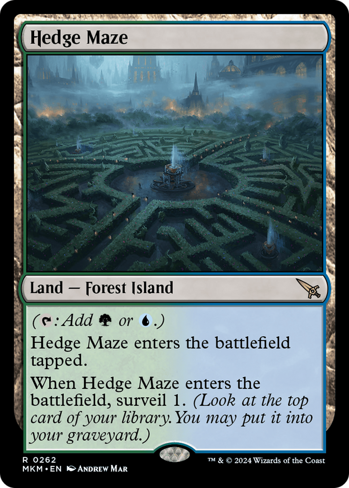 Hedge Maze [Murders at Karlov Manor] Magic: The Gathering