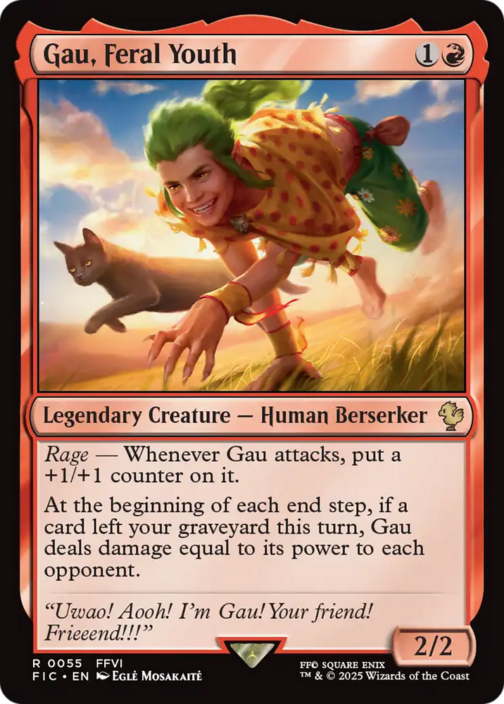 Gau, Feral Youth [FINAL FANTASY Commander] Magic: The Gathering