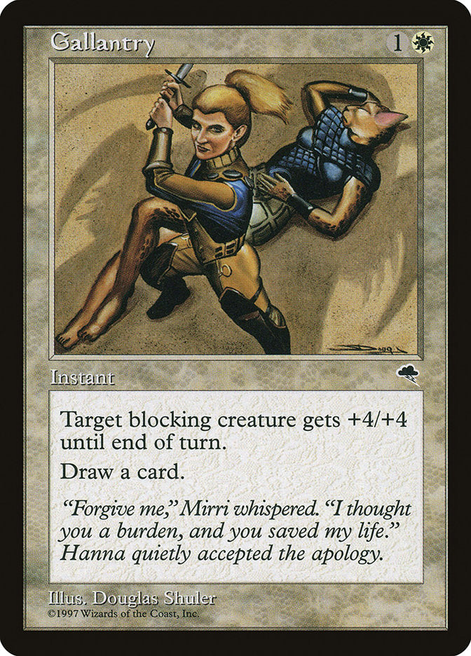 Gallantry [Tempest] Magic: The Gathering