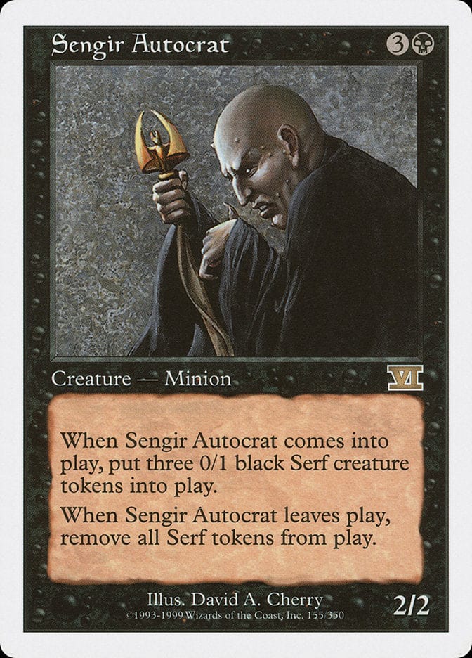 Sengir Autocrat [Classic Sixth Edition] Magic: The Gathering