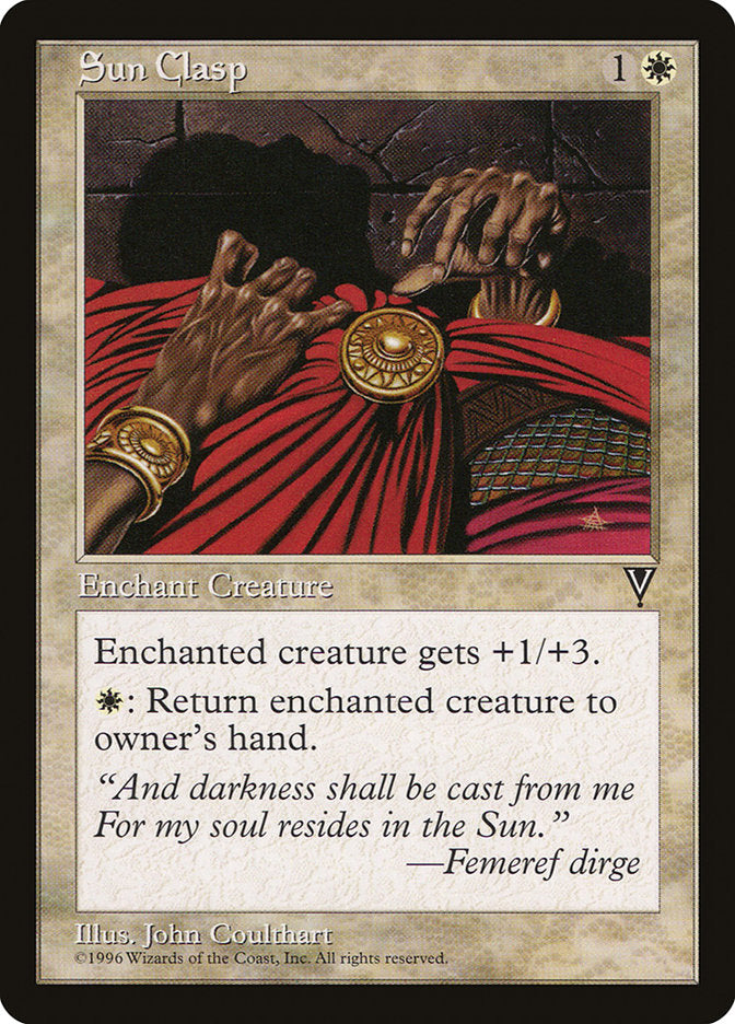 Sun Clasp [Visions] Magic: The Gathering