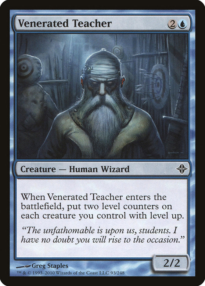 Venerated Teacher [Rise of the Eldrazi] Magic: The Gathering