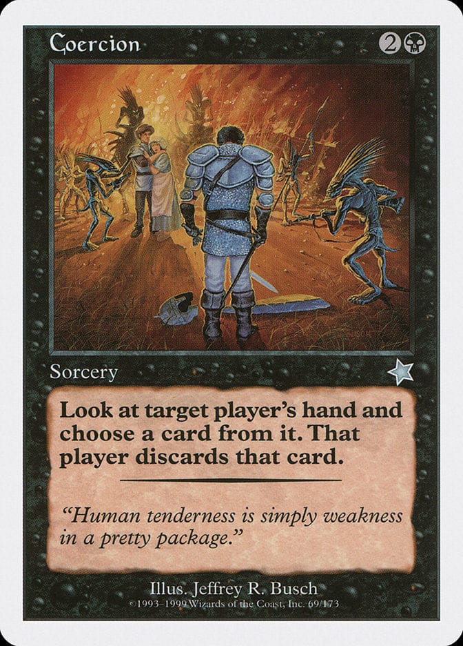 Coercion [Starter 1999] Magic: The Gathering