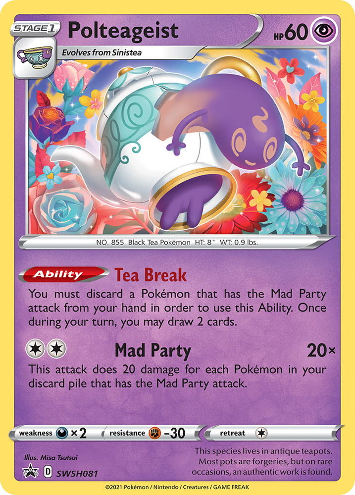 Polteageist (SWSH081) [Sword & Shield: Black Star Promos] Pokémon
