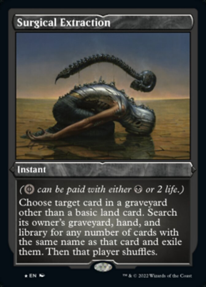 Surgical Extraction (Foil Etched) [Double Masters 2022] Magic: The Gathering