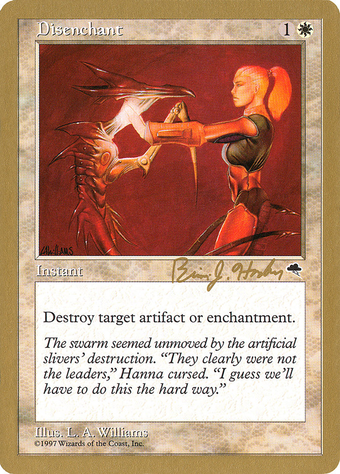 Disenchant (Brian Hacker) [World Championship Decks 1998] Magic: The Gathering