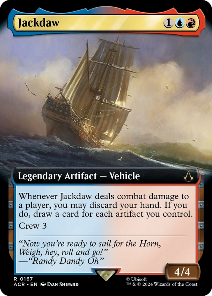 Jackdaw (Extended Art) [Assassin's Creed] Magic: The Gathering