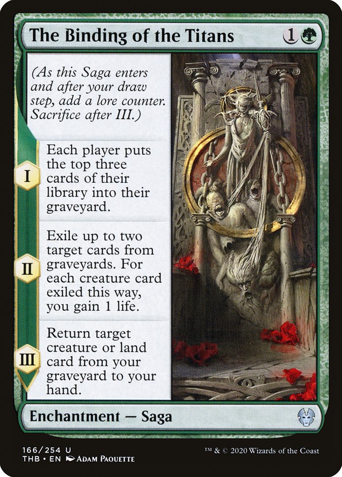 The Binding of the Titans [Theros Beyond Death] Magic: The Gathering