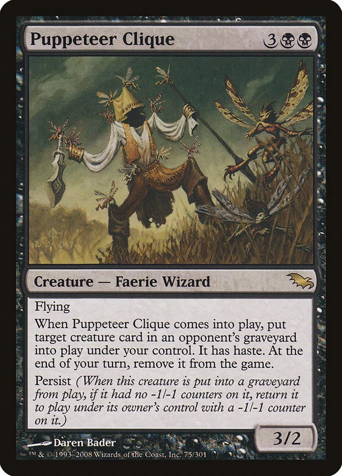 Puppeteer Clique [Shadowmoor] Magic: The Gathering