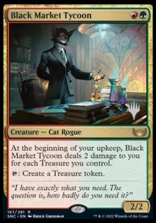 Black Market Tycoon (Promo Pack) [Streets of New Capenna Promos] Magic: The Gathering