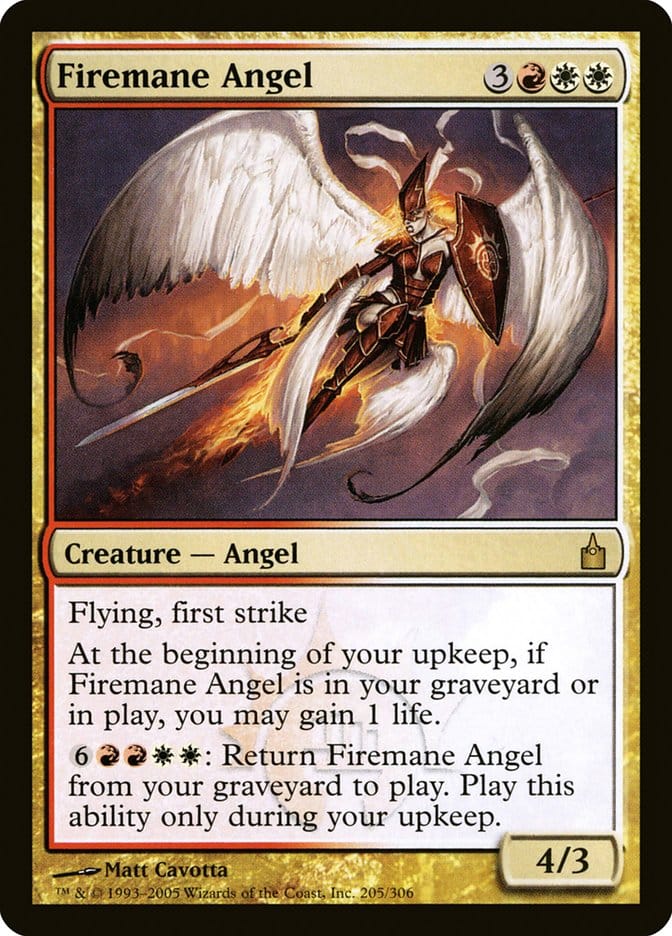 Firemane Angel [Ravnica: City of Guilds] Magic: The Gathering