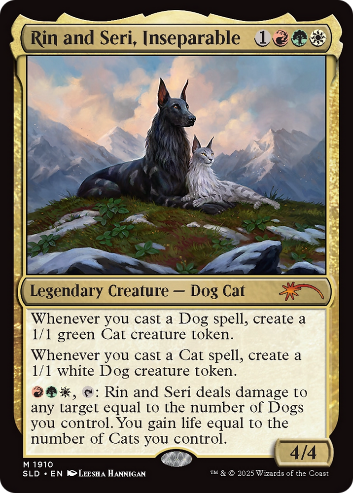 Rin and Seri, Inseparable (1910) [Secret Lair Drop Series] Magic: The Gathering